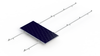 MetalSheet Roof Structure - Long Rail System